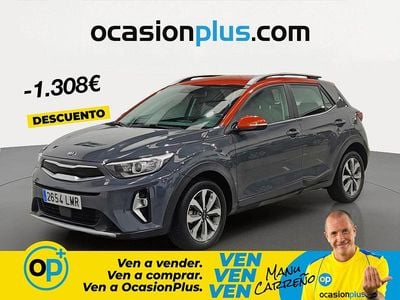 Usado Kia Stonic 84 CV (61 kW) 2021 Gris SUV