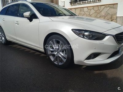 Usado Mazda 6 Luxury 150 CV (110 kW) 2014 Blanco Familiar