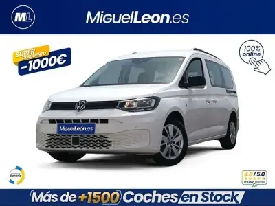 Usado VW Caddy 102 CV (75 kW) 2021 Blanco Monovolumen