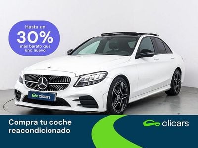 Usado Mercedes C200 184 CV (135 kW) 2019 Blanco Berlina