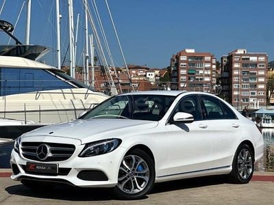 Usado Mercedes C350e 279 CV (205 kW) 2017 Blanco Berlina