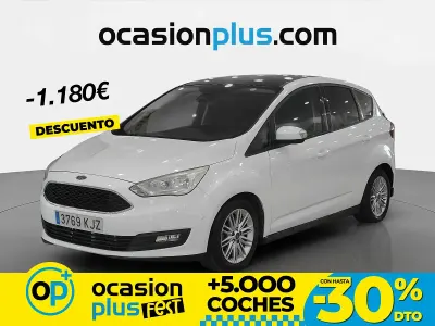 Usado Ford C-MAX Titanium 120 CV (88 kW) 2018 Blanco Monovolumen