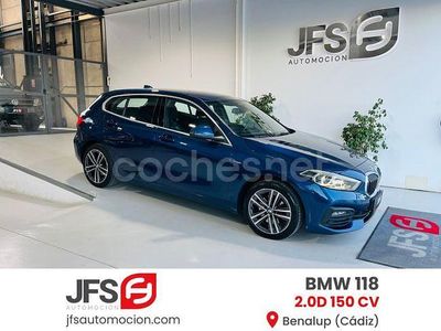 Usado BMW 118 150 CV (110 kW) 2021 Azul Utilitario