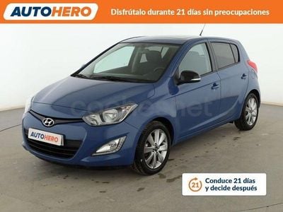 Usado Hyundai i20 GO! 100 CV (73 kW) 2014 Azul Utilitario