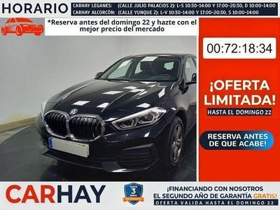Usado BMW 116 Advantage 117 CV (86 kW) 2020 Negro Utilitario