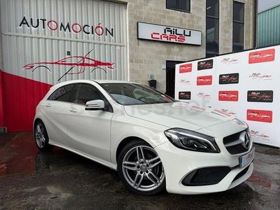 Usado Mercedes A200 AMG line 136 CV (100 kW) 2016 Blanco Berlina