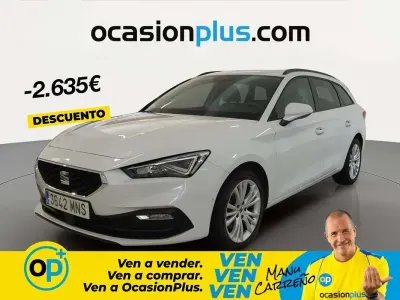 Usado Seat Leon ST Style 150 CV (110 kW) 2024 Blanco Familiar
