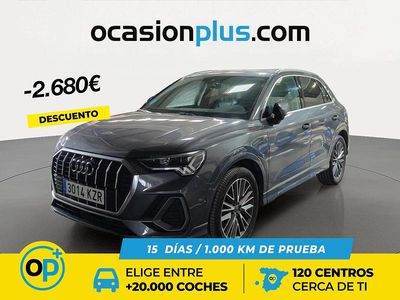 Usado Audi Q3 S-Line 150 CV (110 kW) 2019 Gris SUV