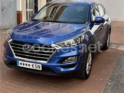 Usado Hyundai Tucson 132 CV (97 kW) 2018 Azul SUV