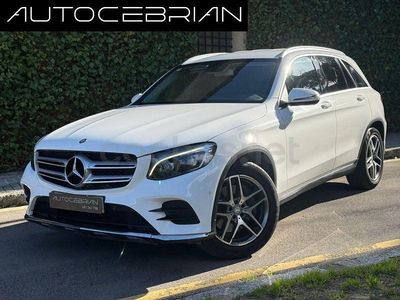 Usado Mercedes GLC220 AMG line 170 CV (125 kW) 2016 Blanco SUV