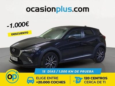Usado Mazda CX-3 Luxury 105 CV (77 kW) 2018 Negro SUV