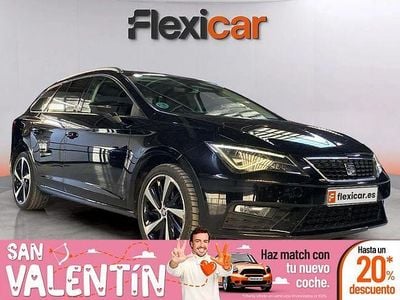 Usado Seat Leon Reference 110 CV (80 kW) 2017 Negro
