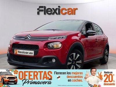 Usado Citroën C3 Feel 82 CV (60 kW) 2018 Rojo Utilitario