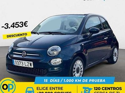 Usado Fiat 500C Dolcevita 71 CV (52 kW) 2022 Azul Descapotable