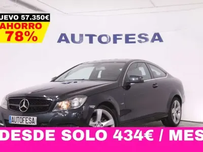 Usado Mercedes C250 204 CV (150 kW) 2014 Negro Coupe