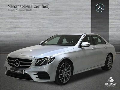 Usado Mercedes E200 AMG line 197 CV (144 kW) 2019 Gris Berlina