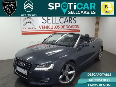 Usado Audi A5 Cabriolet S-Line 240 CV (176 kW) 2010 Gris / plata Descapotable