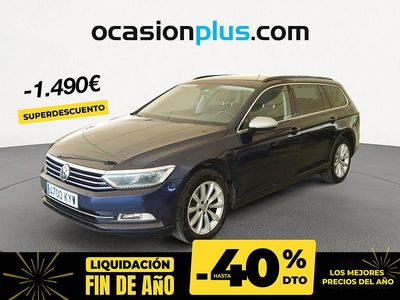 Azul Usado 2019 VW Passat Advance Familiar | 15.190 € (Buen precio)