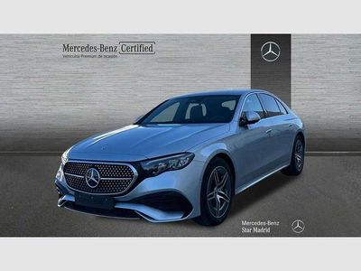 Usado Mercedes E220 144 CV (105 kW) 2025 Plateado Berlina