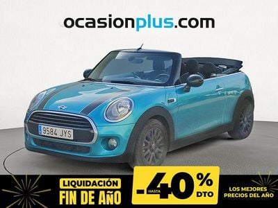 Azul Usado 2017 Mini Cooper D Cabriolet Descapotable | 16.565 € (Buen precio)