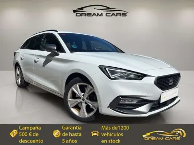Usado Seat Leon ST FR 150 CV (110 kW) 2021 Blanco Familiar