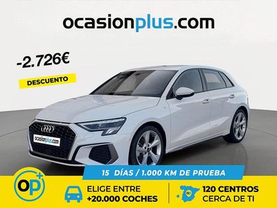 Usado Audi A3 S-Line 150 CV (110 kW) 2023 Blanco Berlina