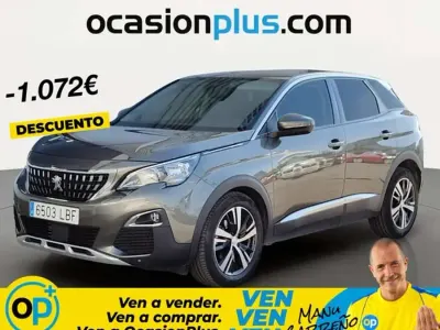 Usado Peugeot 3008 Allure 131 CV (96 kW) 2019 Gris SUV
