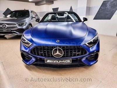Usado Mercedes SL43 AMG AMG 381 CV (280 kW) 2022 Azul Descapotable