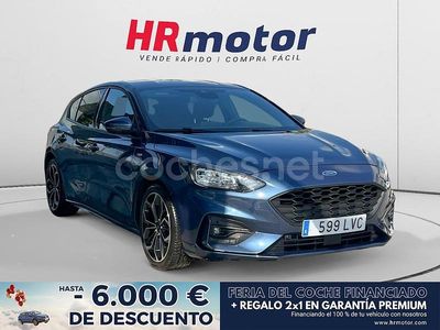 Azul Usado 2021 Ford Focus ST-Line Berlina | 16.390 € (Un poco caro)