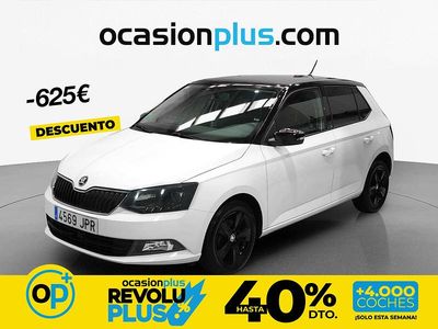 Usado Skoda Fabia Ambition 75 CV (55 kW) 2016 Blanco