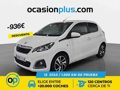 Usado Peugeot 108 Allure 82 CV (60 kW) 2018 Blanco Berlina