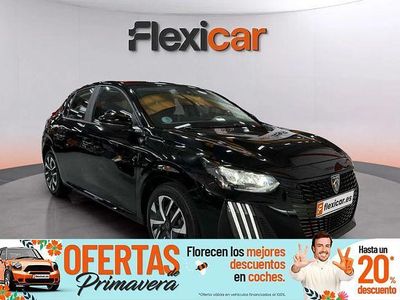 Usado Peugeot 208 Allure 100 CV (73 kW) 2024 Negro Utilitario