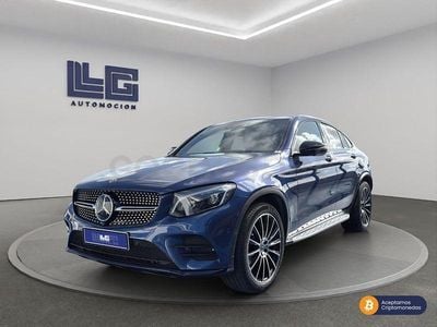 Usado Mercedes GLC250 204 CV (150 kW) 2017 Azul Coupe