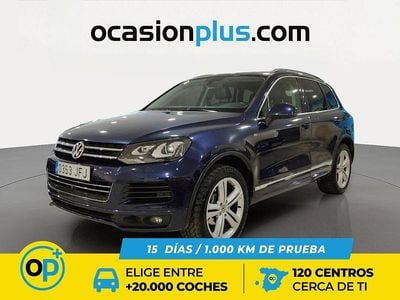 Usado VW Touareg R-line 245 CV (180 kW) 2015 Azul SUV