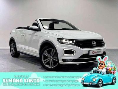 Usado VW T-Roc Cabriolet R-line 150 CV (110 kW) 2021 Blanco Descapotable