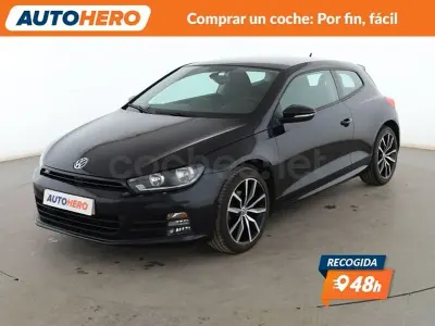Usado VW Scirocco R-line 125 CV (91 kW) 2017 Negro Coupe