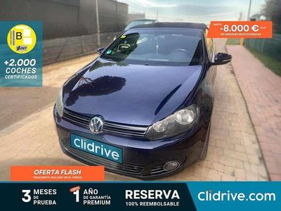 Usado VW Golf Cabriolet 105 CV (77 kW) 2013 Azul Descapotable