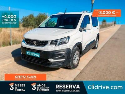 Usado Peugeot Rifter Active 100 CV (73 kW) 2019 Blanco Monovolumen