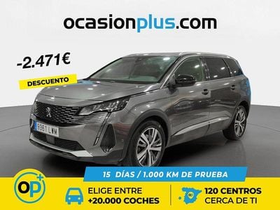 Usado Peugeot 5008 Allure 130 CV (95 kW) 2022 Gris SUV