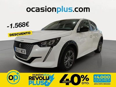 Usado Peugeot e-208 Active 100 kW (136 CV) 2022 Blanco Utilitario