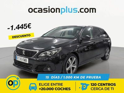 Negro Usado 2018 Peugeot 308 Style Familiar | 9300 € (Precio justo)