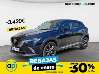 Azul Usado 2016 Mazda CX-3 Luxury SUV | 11.380 € (Buen precio)