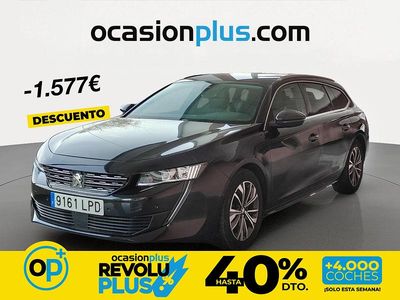 Usado Peugeot 508 Allure 130 CV (95 kW) 2021 Negro Familiar