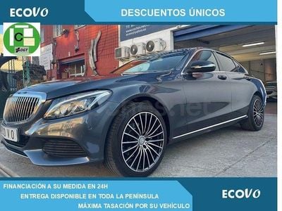 Usado Mercedes C220 Exclusive 170 CV (125 kW) 2014 Negro Berlina
