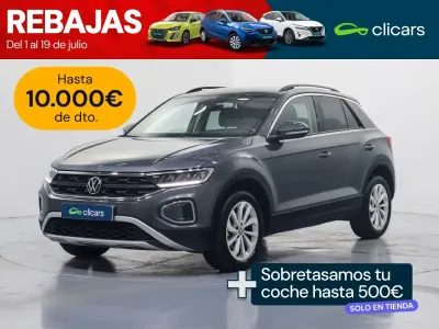 Usado VW T-Roc Life 115 CV (84 kW) 2022 Gris SUV