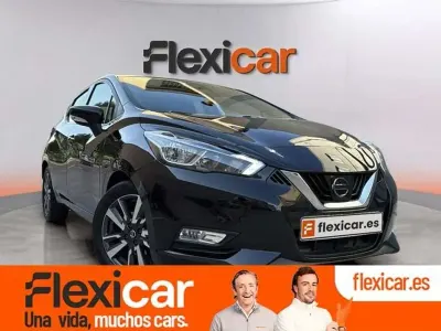 Usado Nissan Micra Acenta 73 CV (53 kW) 2017 Negro Utilitario