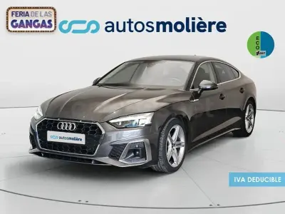 Usado Audi A5 Sportback S-Line 163 CV (119 kW) 2020 Gris / plata Utilitario