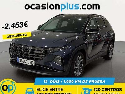 Gris Usado 2021 Hyundai Tucson SUV | 19.537 € (Precio justo)