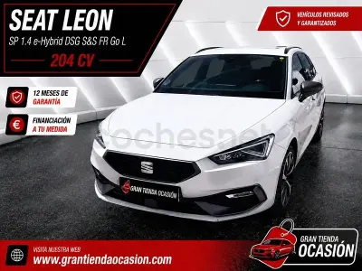 Usado Seat Leon FR 204 CV (150 kW) 2021 Blanco Familiar