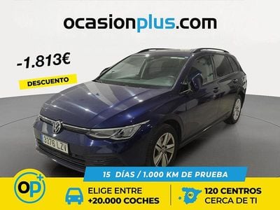 Usado VW Golf VIII Life 115 CV (84 kW) 2021 Azul Familiar